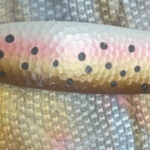 4” spoon brown trout gold back